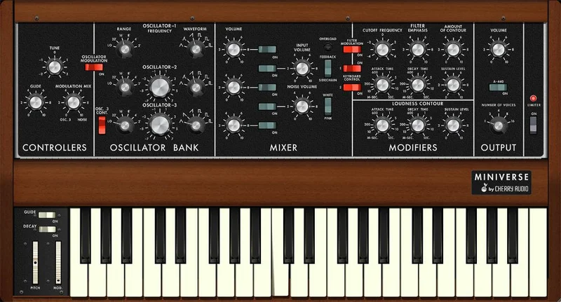 Cherry Audio Miniverse interface