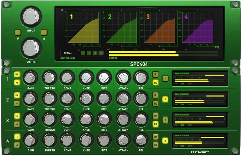 McDSP SPC2000 Serial/Parallel Compressor Native v7 Upgrade from v6 interface