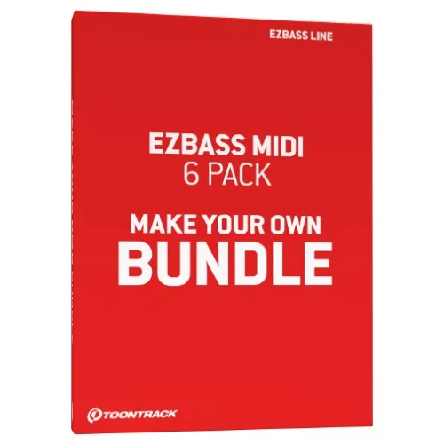 Toontrack EZbass MIDI 6 Pack Bundle interface