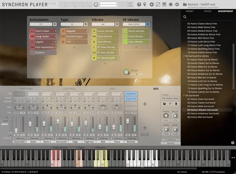 VSL Synchron Hulusi interface