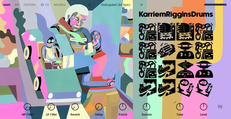 Native Instruments Karriem Riggins Drums interface