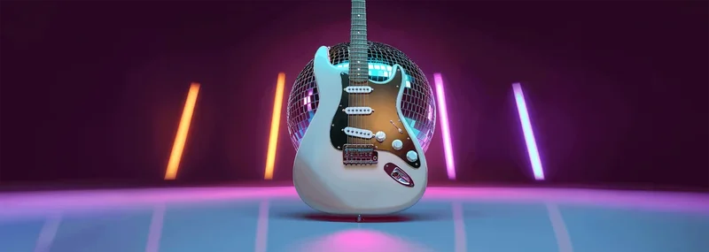 Soundpaint Vintage Disco Guitars interface
