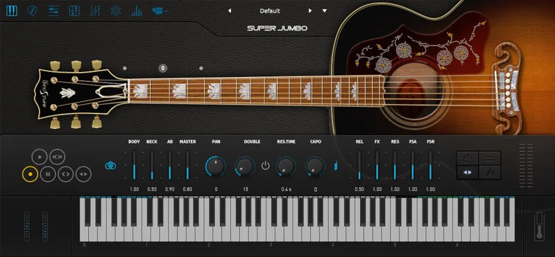 Ample Sound Ample Guitar SJ interface