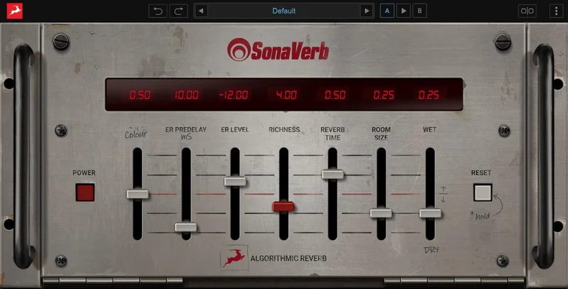 Antelope Audio SonaVerb interface