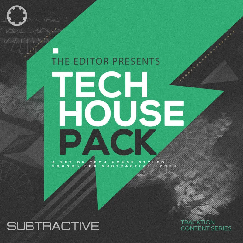 Tracktion Subtractive Expansion: Tech House interface
