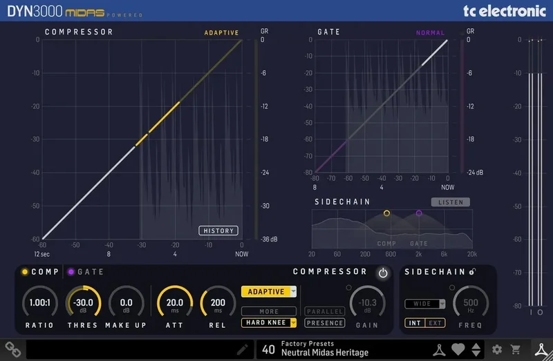 TC Electronic DYN 3000 - Midas Channel Dynamics interface