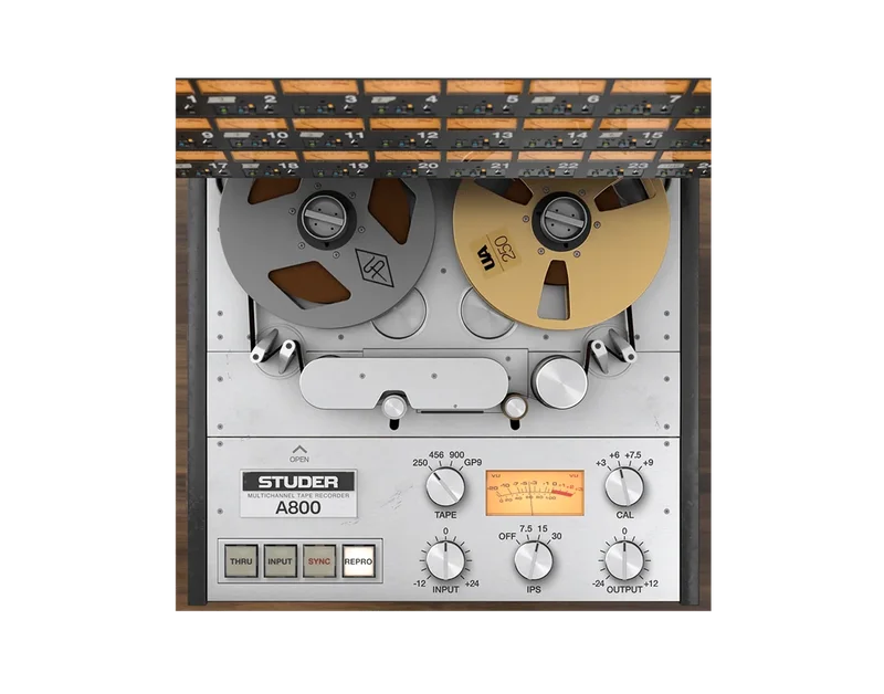 Universal Audio Studer® A800 Multichannel Tape Recorder interface