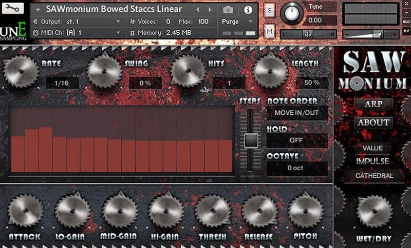 Loot Audio SAWmonium interface