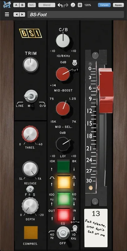 Metric Halo x Make Believe Studios MBSI interface