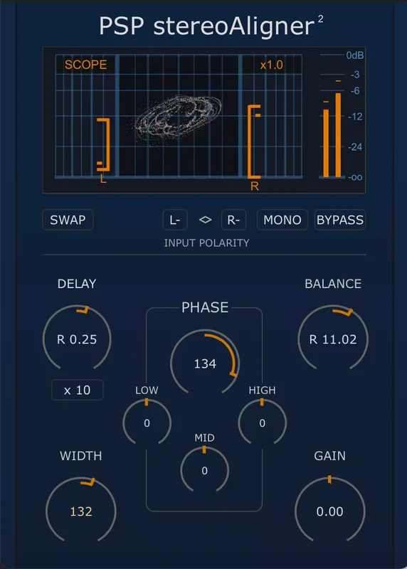 PSP Audioware PSP StereoAligner2 interface