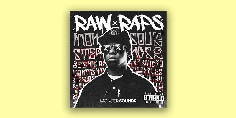 Monster Sounds Raw Raps interface
