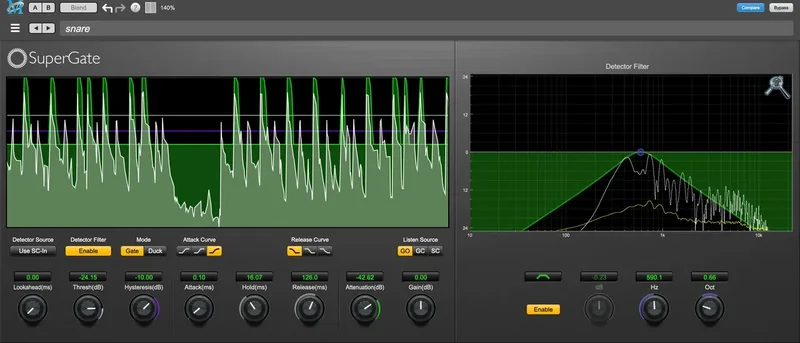 Metric Halo SuperGate interface