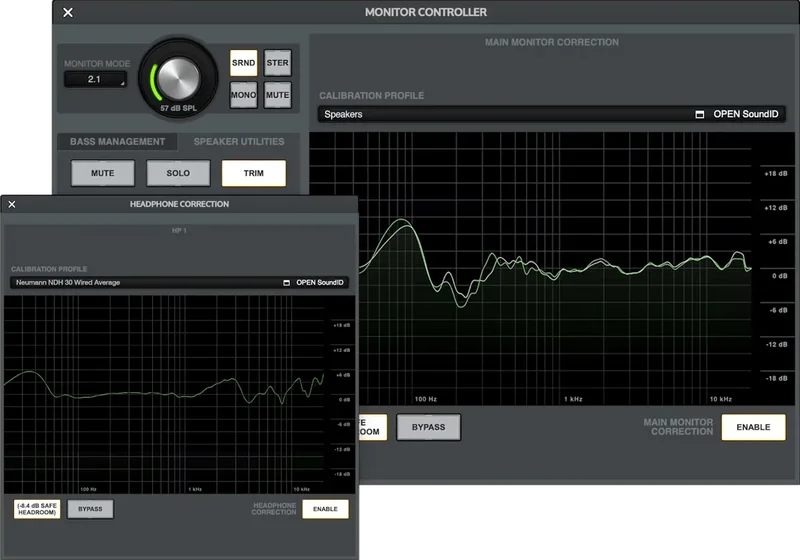 Sonarworks SoundID Apollo Monitor Correction Add-On interface