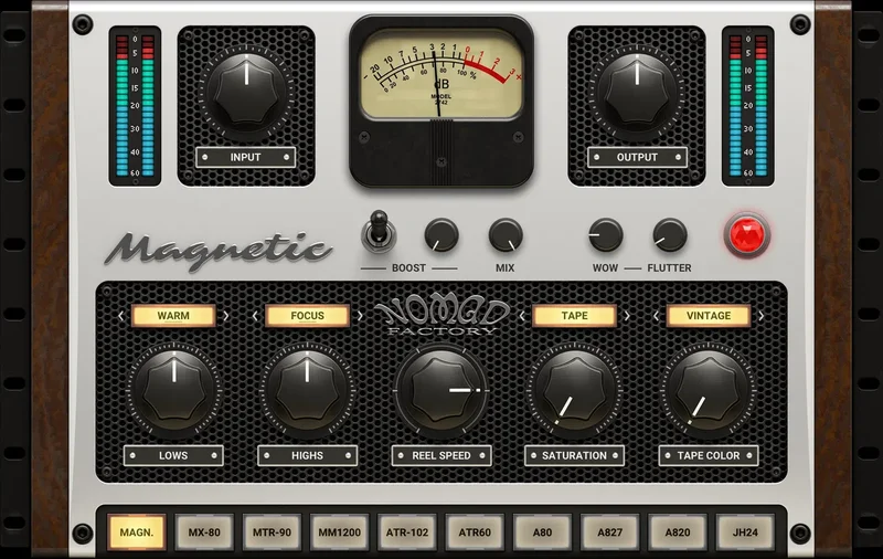 Nomad Factory Magnetics v3 interface