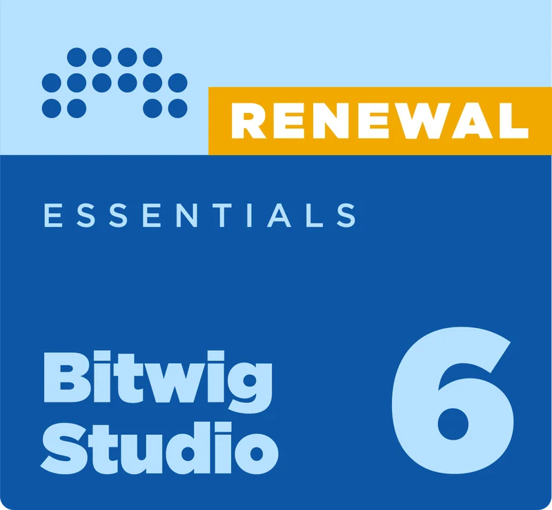 Bitwig Bitwig Studio 6 Essentials 12 Month Upgrade Plan interface