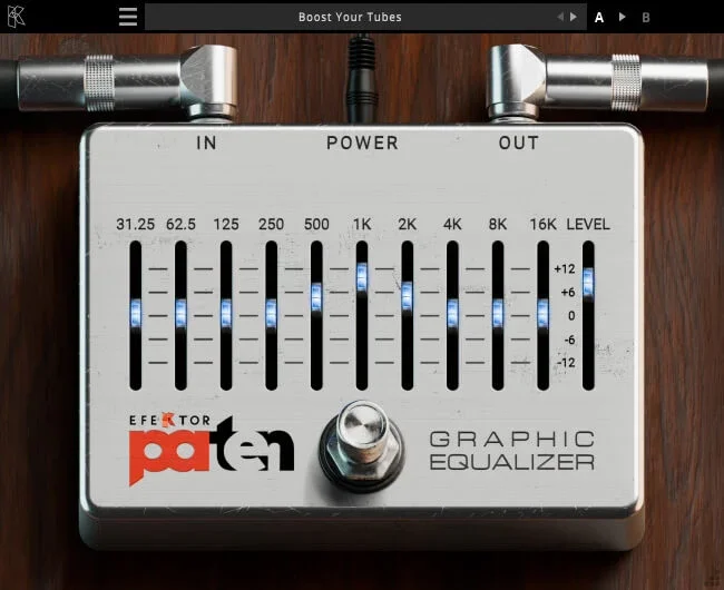 Kuassa Efektor Paten interface