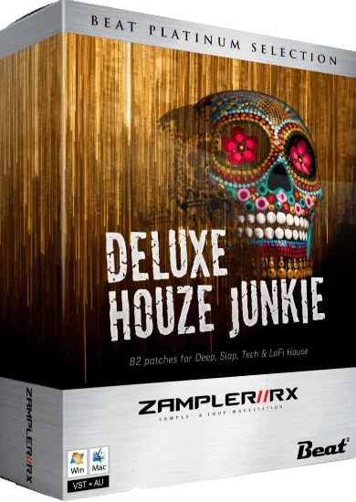 Beat Zampler Expansion: Deluxe Houze Junkie interface