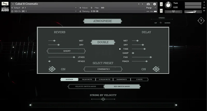 Wavelet Audio Cabal 8: Elements Bundle interface