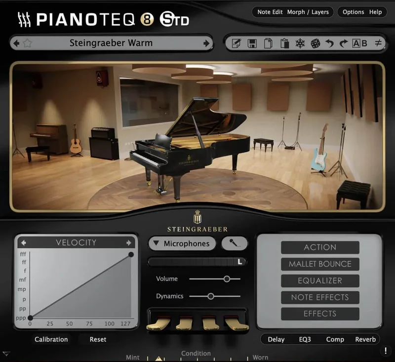 Modartt Pianoteq Instrument Pack: Steingraeber E-272 interface