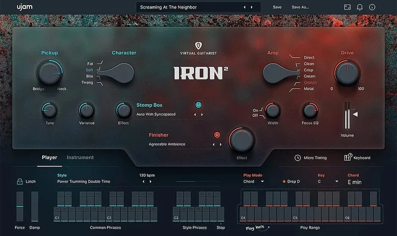 UJAM Crossgrade to IRON 2 interface
