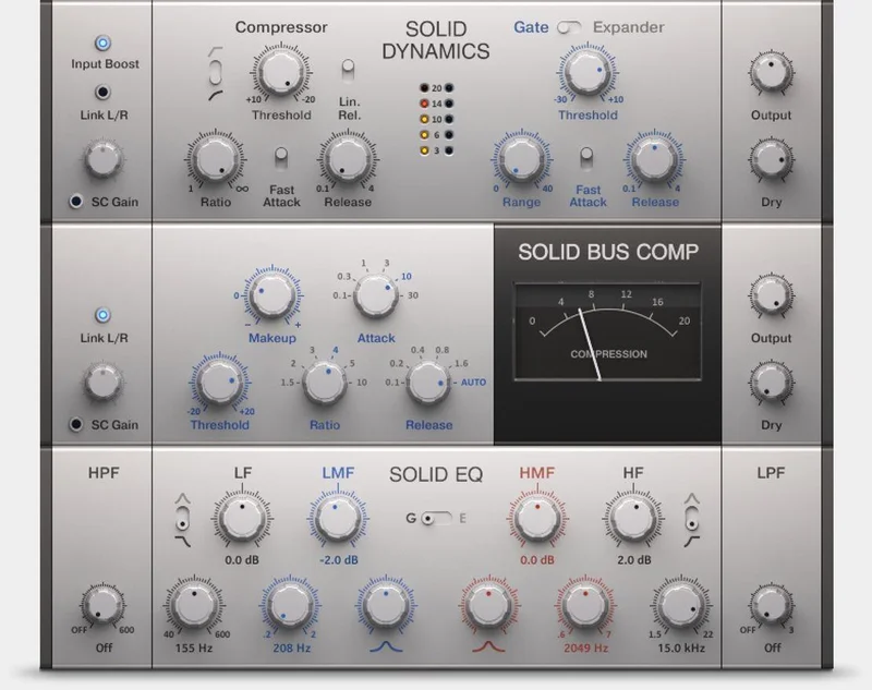 Native Instruments Solid Mix Series R2 interface