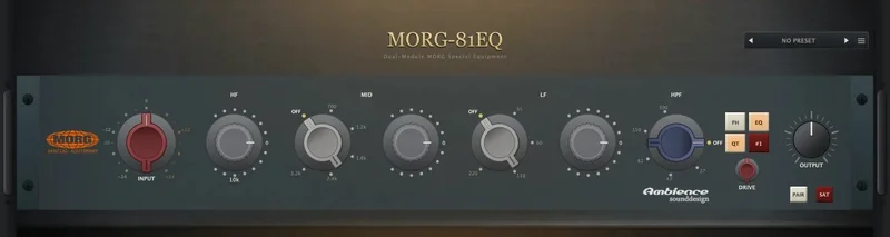 Evertone Project MORG-81 EQ interface