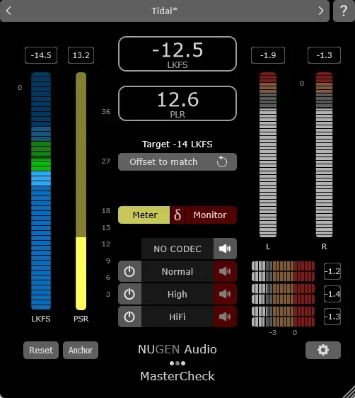NUGEN Audio MasterCheck 2 Upgrade from MasterCheck interface