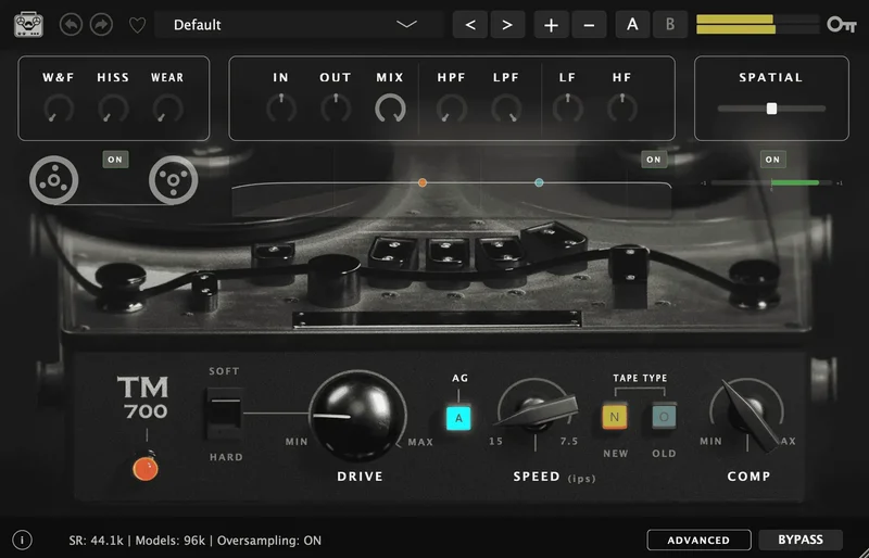 Tone Empire TM700 V3 interface