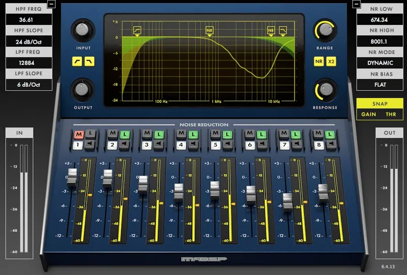 McDSP NR800 HD v7 interface