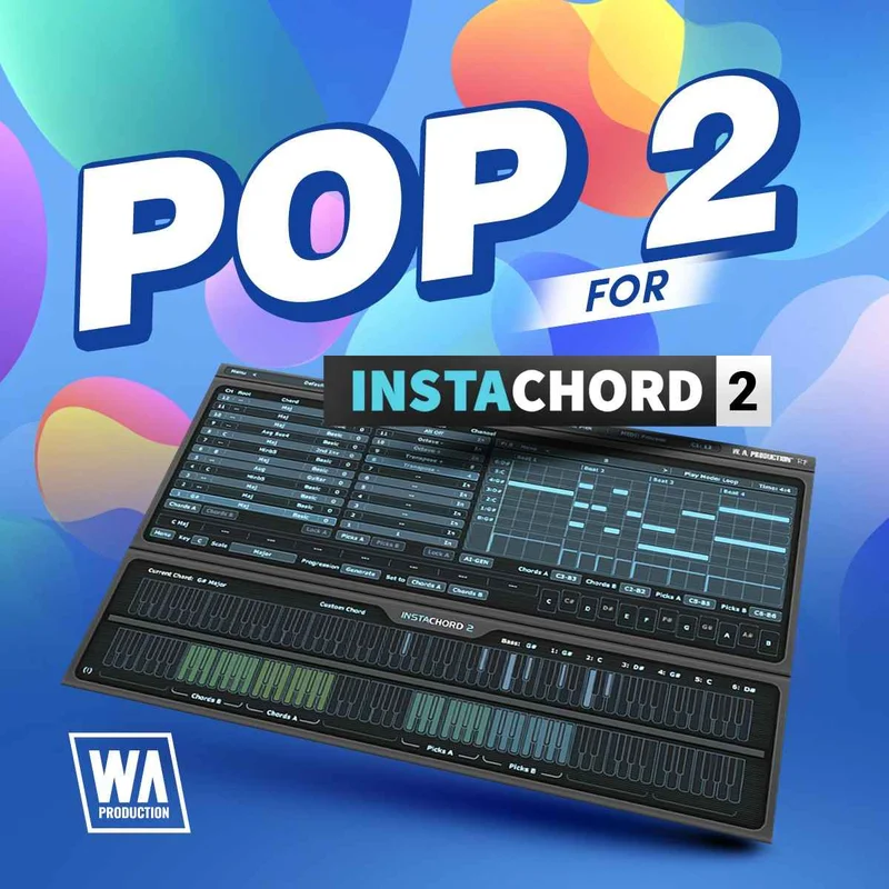 W. A. Production Pop 2 for InstaChord 2 interface