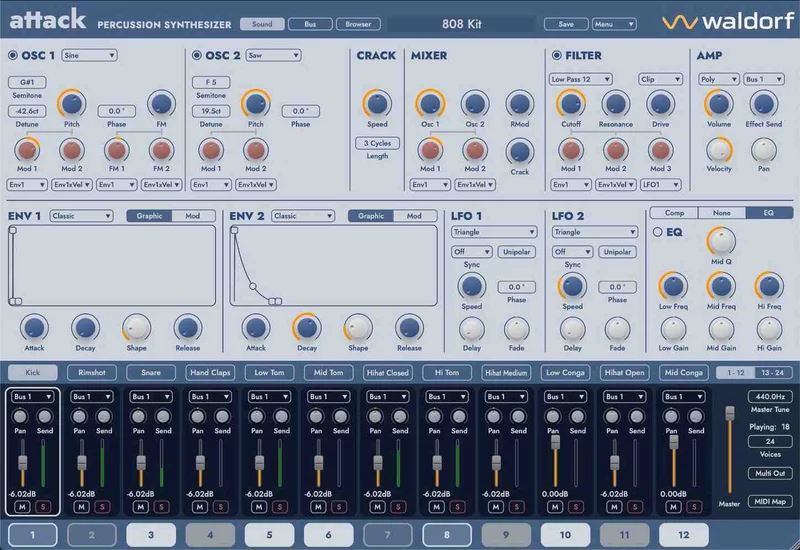 Waldorf Attack 3 - Update from Waldorf Edition 2 interface