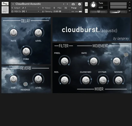 Iamlamprey Cloudburst Acoustic interface