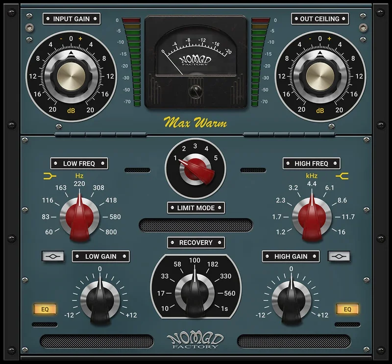 Nomad Factory AMT Max Warm V2 interface