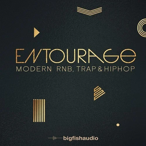 Big Fish Audio Entourage: Modern RnB, Trap and Hip Hop interface