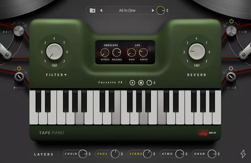 Thenatan Audio Tape Piano 1 interface