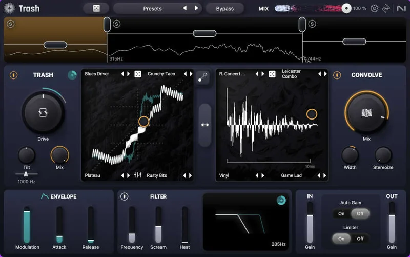 iZotope Trash Update from any previous version of Trash interface
