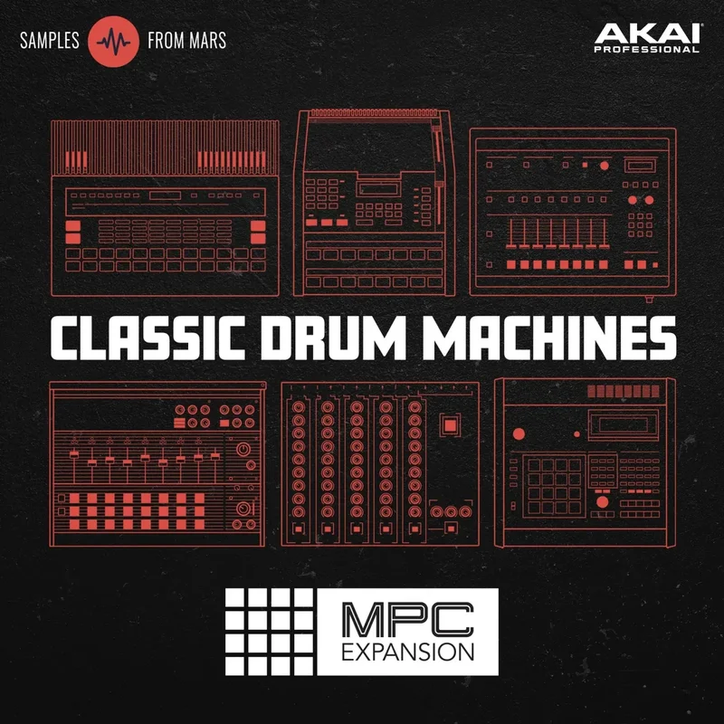 AKAI MPC Expansion: Samples From Mars - Classic Drum Machines interface