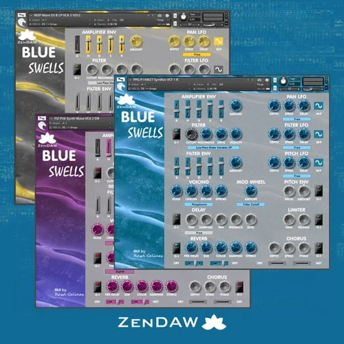 Zen DAW Blue Swells - NI Kontakt interface