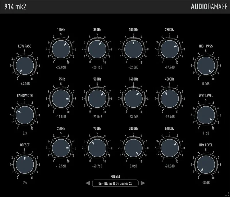 Audio Damage 914 MK 2 interface