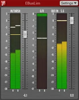 Voxengo EBusLim interface