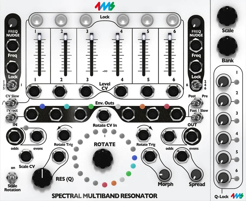 Softube 4ms Spectral Multiband Resonator (SMR) interface