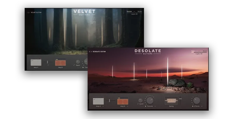 e-instruments Desolate & Velvet Guitars Bundle interface