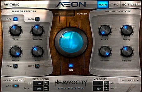Heavyocity AEON Rhythmic interface