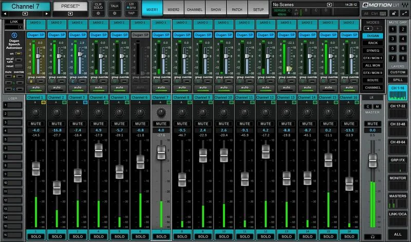 Waves Dugan Speech interface