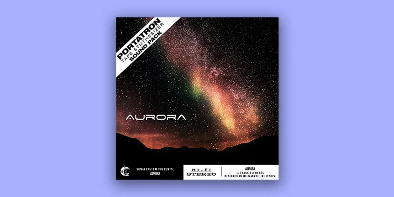 Robotic Bean Portatron Preset Pack: Aurora – 4 Track Elements interface