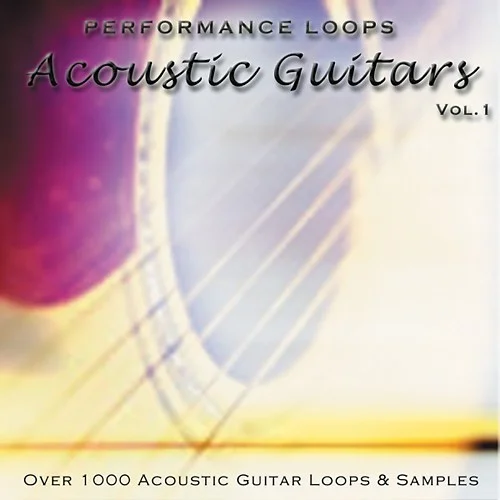 Big Fish Audio Performance Loops - Acoustic Guitars interface