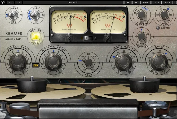 Waves Tape, Tubes & Transistors interface