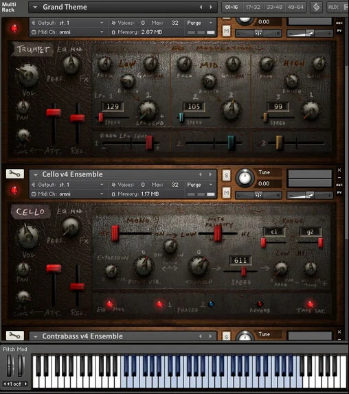 Tronsonic The Solino String Proto Ensemble MK 1 interface