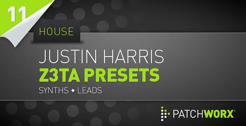 Loopmasters Justin Harris House Synths - Z3ta Presets interface