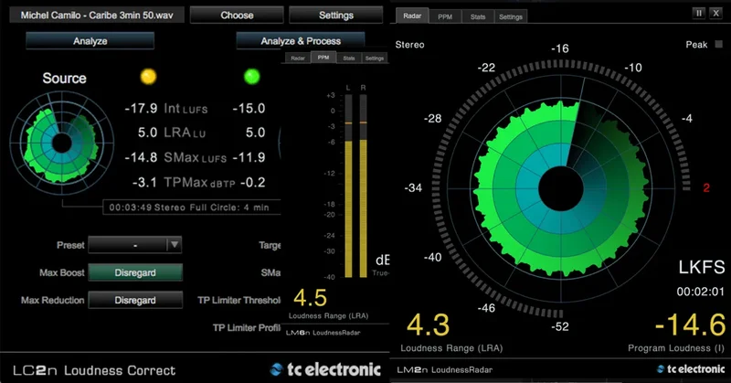 TC Electronic Stereo Loudness Bundle interface